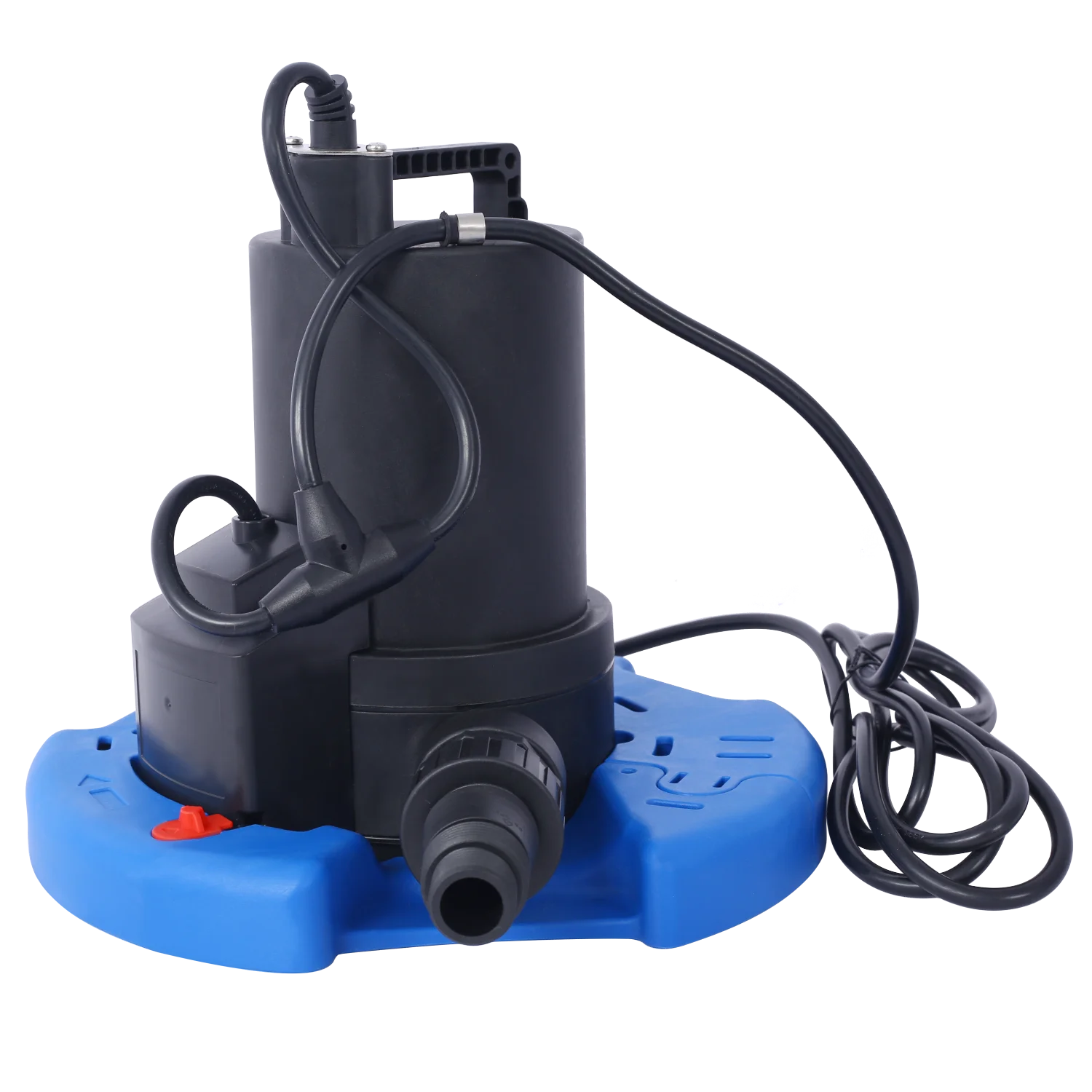 1/4 HP Automatic Swimming Pool Cover Pump 120 V Submersible with 3/4 Check Valve Adapter1850 GPH Water Removal for Pool, Hot Tub