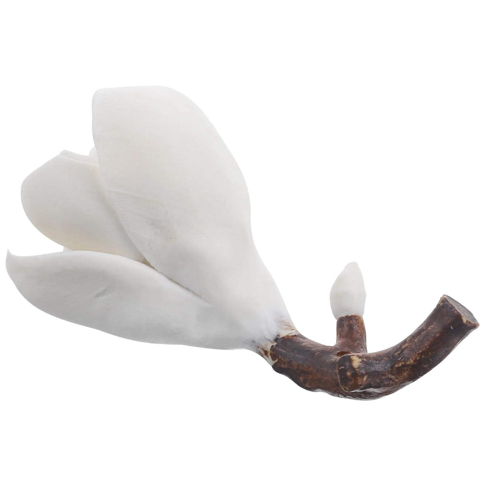 

Ceramic Magnolia Plum Blossom Shape Brush Holder Chinese Pen Calligraphy Rest Vintage Decor Writing Support Resin Rack Pinch