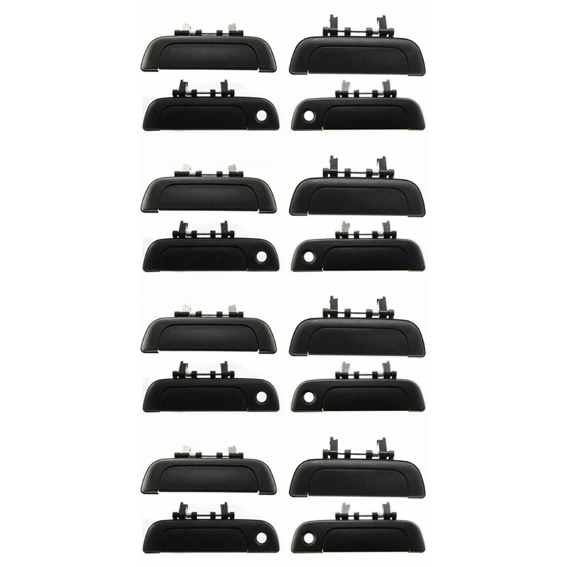 16PCS Outside Door Handle Front Rear Right Left For 95-01 Suzuki Baleno Esteem