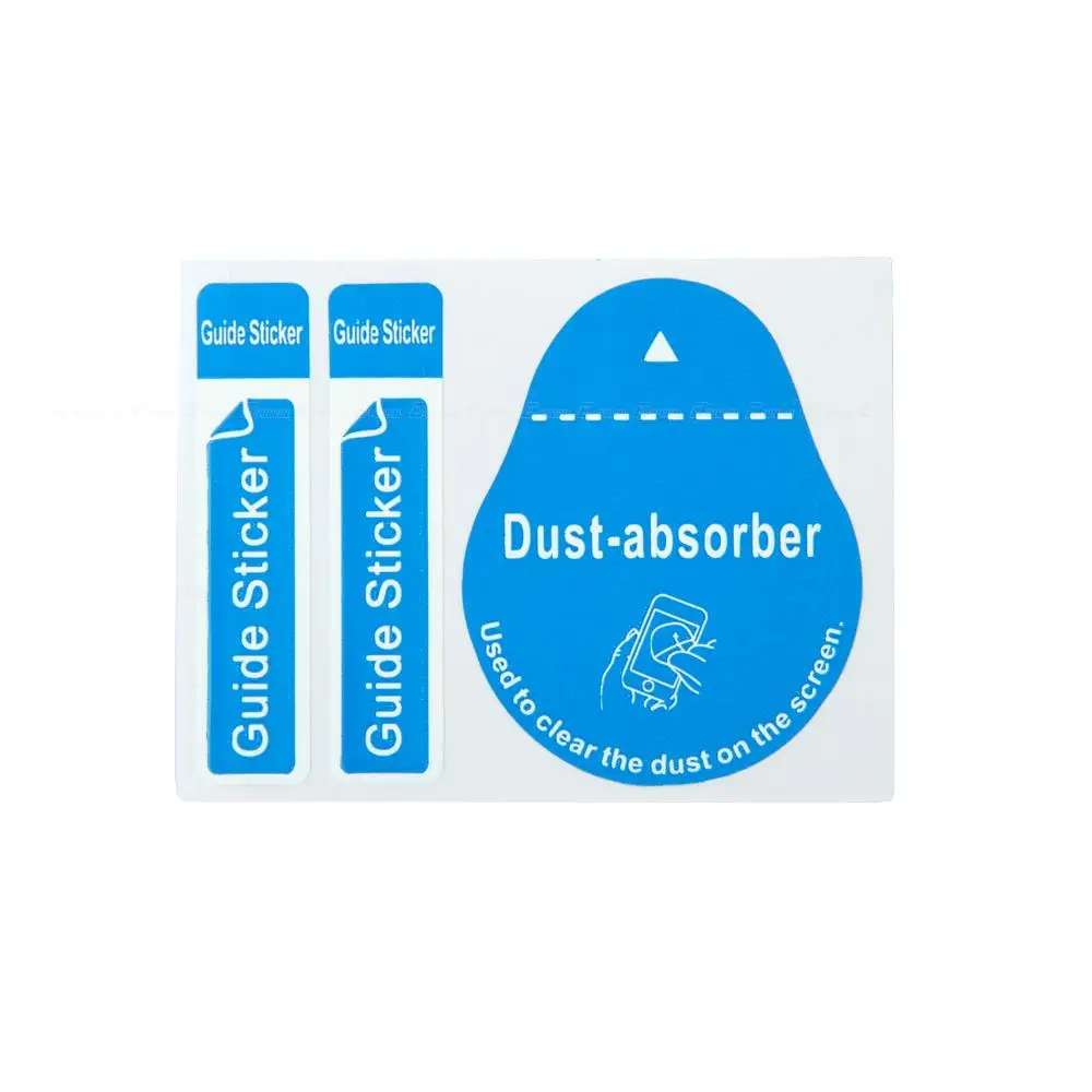 Dust Absorber LCD Paper Screen Cleaner Dedust Clean Cleaning Guide Sticker For iPhone For Samsung HuaWei Mobile Phone SmartPhone