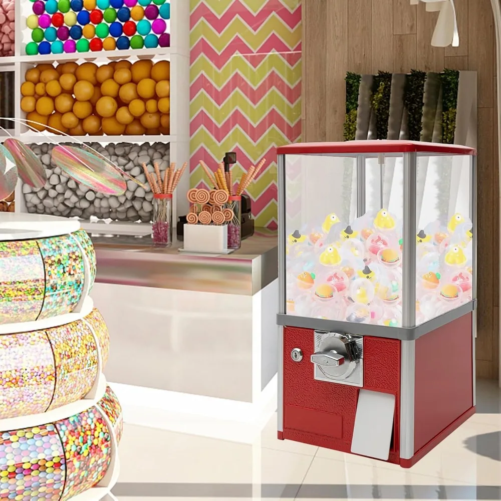 

25-центровый торговый автомат с монетоприемником, коммерческий автомат для жевательной резинки, торговый автомат для игрушечных капсул для небольших конфет, орехов, кормов