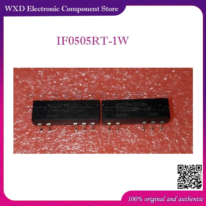 

IF0505RT-1W DC-DC Input 4.5V-5.5V Regulated Output 5V 0.2A Brand New