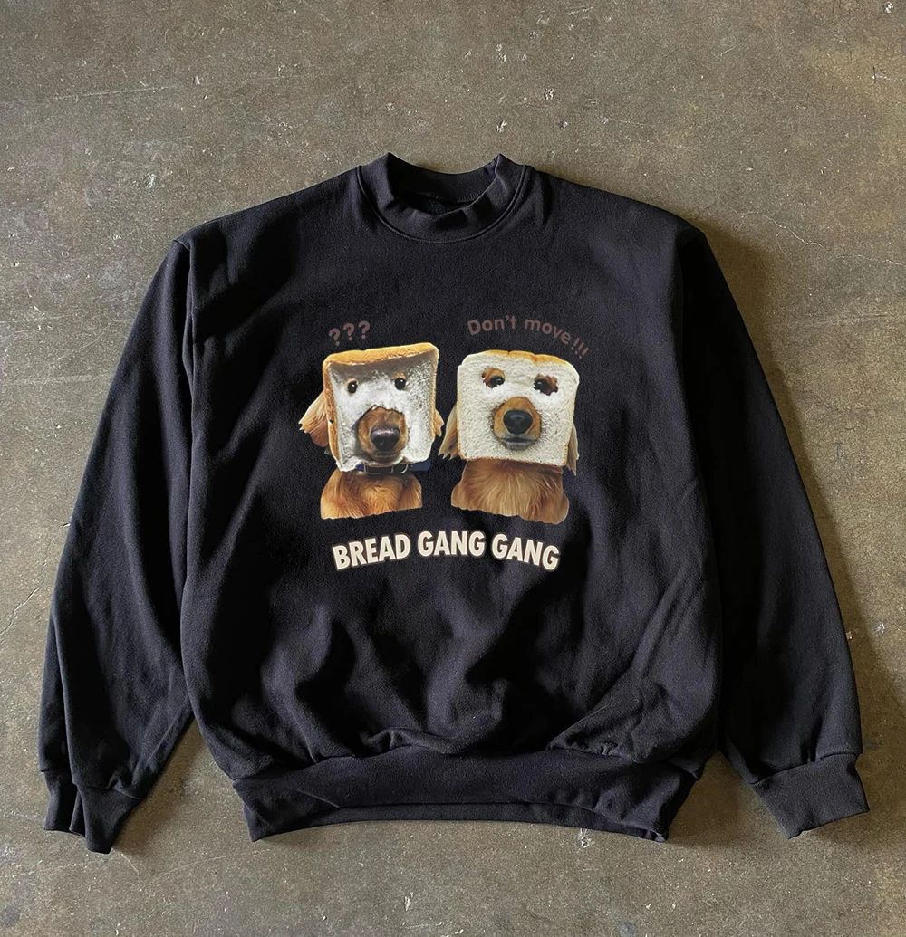 heavyweight-goodies-round-neck-sweatshirt-bread-dog-cute-studio-wang-fashionable-minimalist-design-comfortable-soft-material