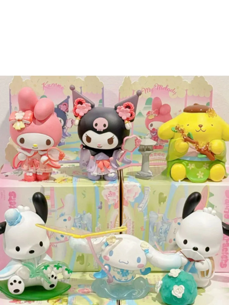 

Christmas mini cartoon new rhyme flower appreciation blind box anime characters desktop ornaments Christmas girl gifts