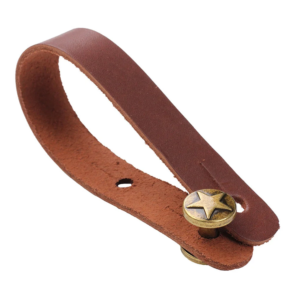 

Assorted Color Guitar Headstock Straps Neck Straps Non-Slip Buckle Guitar Ukulele Tools Practical Supplies