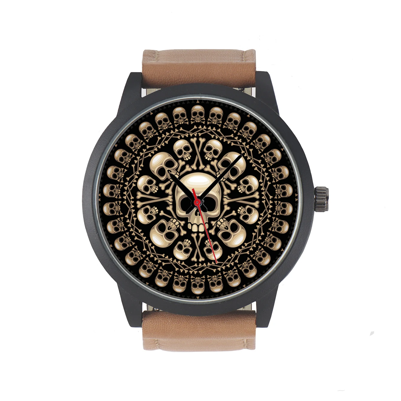 

Hot sell Factory Direct Skull Pagani Design Customized Dial Fashionable Cool Men's Quartz Wrist Watch Gifts For Lovers Couples