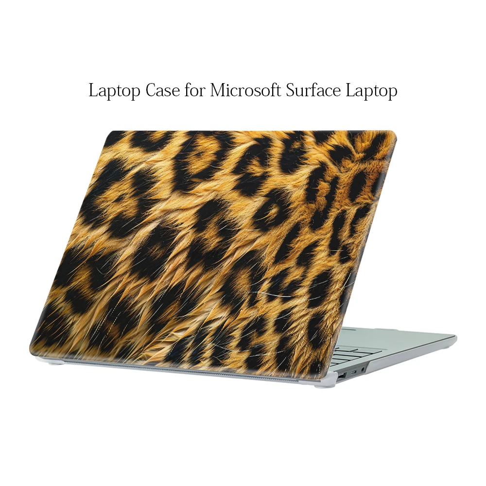 Leopard print Laptop Case for Microsoft Surface Laptop 7 13.8 Case For Surface Laptop go 1/2/3 12.4 13 13.5 15 inch 2025 Case