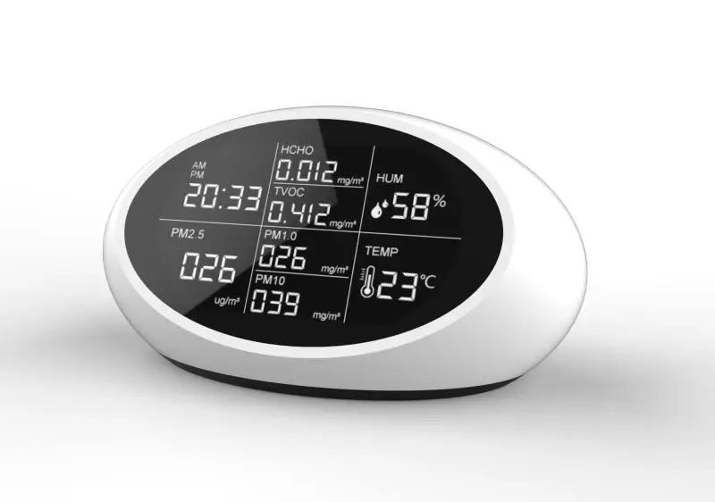 Mini Smart CO2 Meter air Quality Tester PM2.5 Detector Particle Dust Air Quality Meter Digital Air Analyzer With Formaldehyde