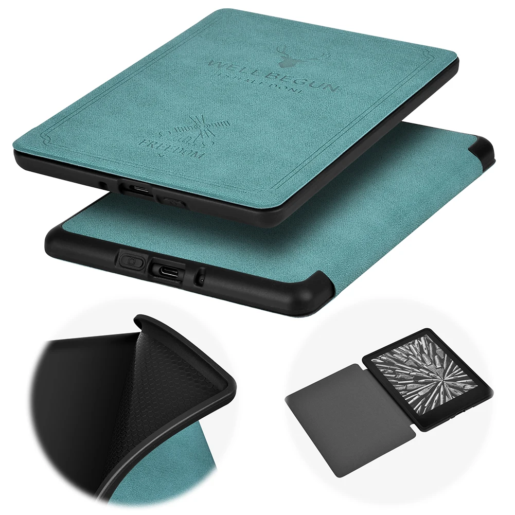 

Защитный чехол-обложка для электронной книги Kindle Paperwhite 12-го поколения, для Kindle Paperwhite Signature Edition 2024, 7 дюймов