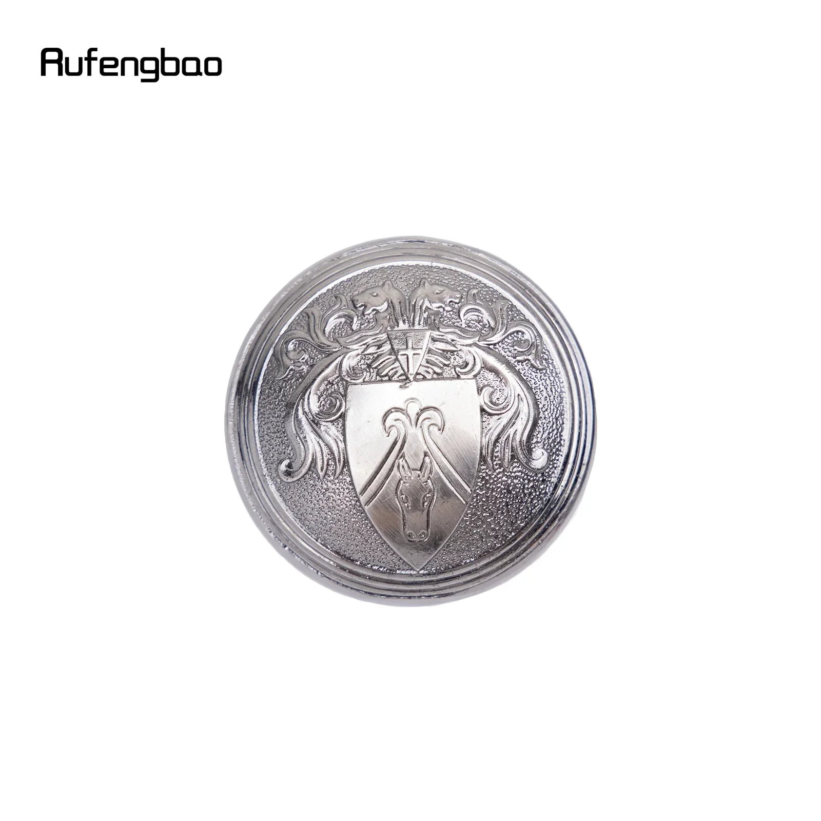 ไม้เท้าเดินแบบข้อต่อเดียว ลายโล่หัวม้าของครูเซดเดอร์ สำหรับตกแต่ง คอสเพลย์ ปาร์ตี้ แฟชั่น ฮาโลวีน ไม้เท้ายาว 93 ซม.