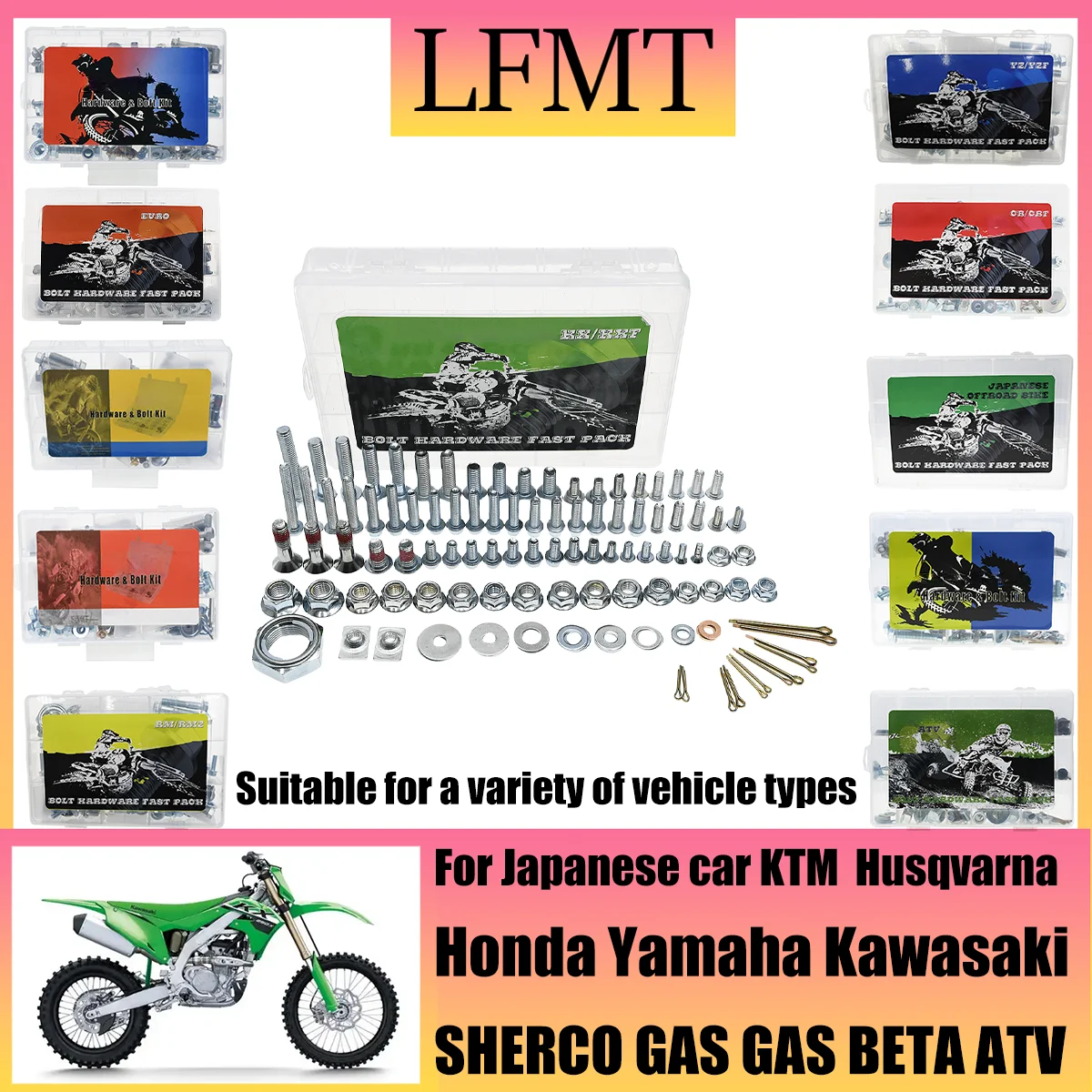 Motocross screw Hardware Bolt Full Plastics Fastener Kit For GasGas 125 150 250 350 450 501 EC EX MC ECF EXF MCF 2003-2024