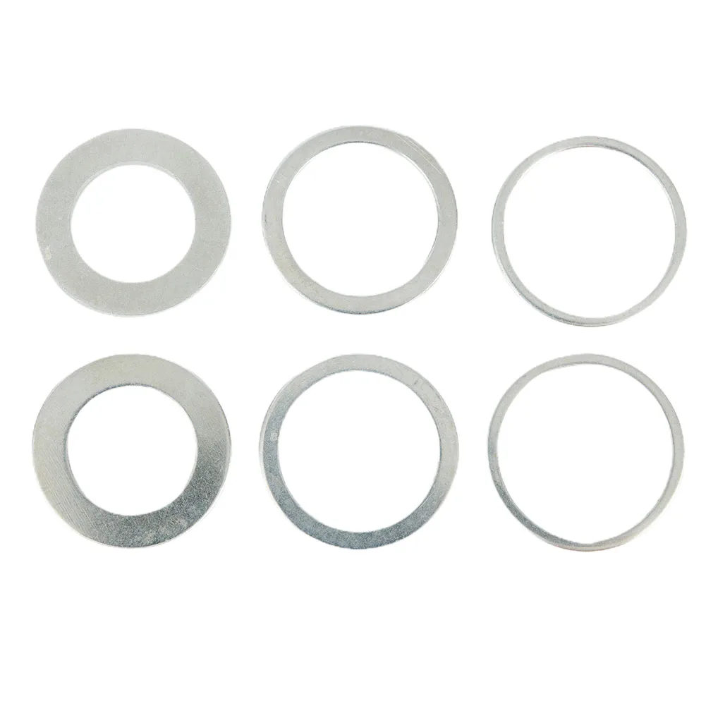 6Pc Adapter Washer Circular Saw Blade Reducing Rings Conversion  Cutting Disc Aperture Gasket Inner Hole Adapter Ring 16/20/22mm