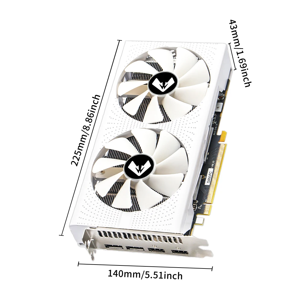 SOYO Radeon RX580 8G Graphics Card GDDR5 Memory Video Gaming Card
