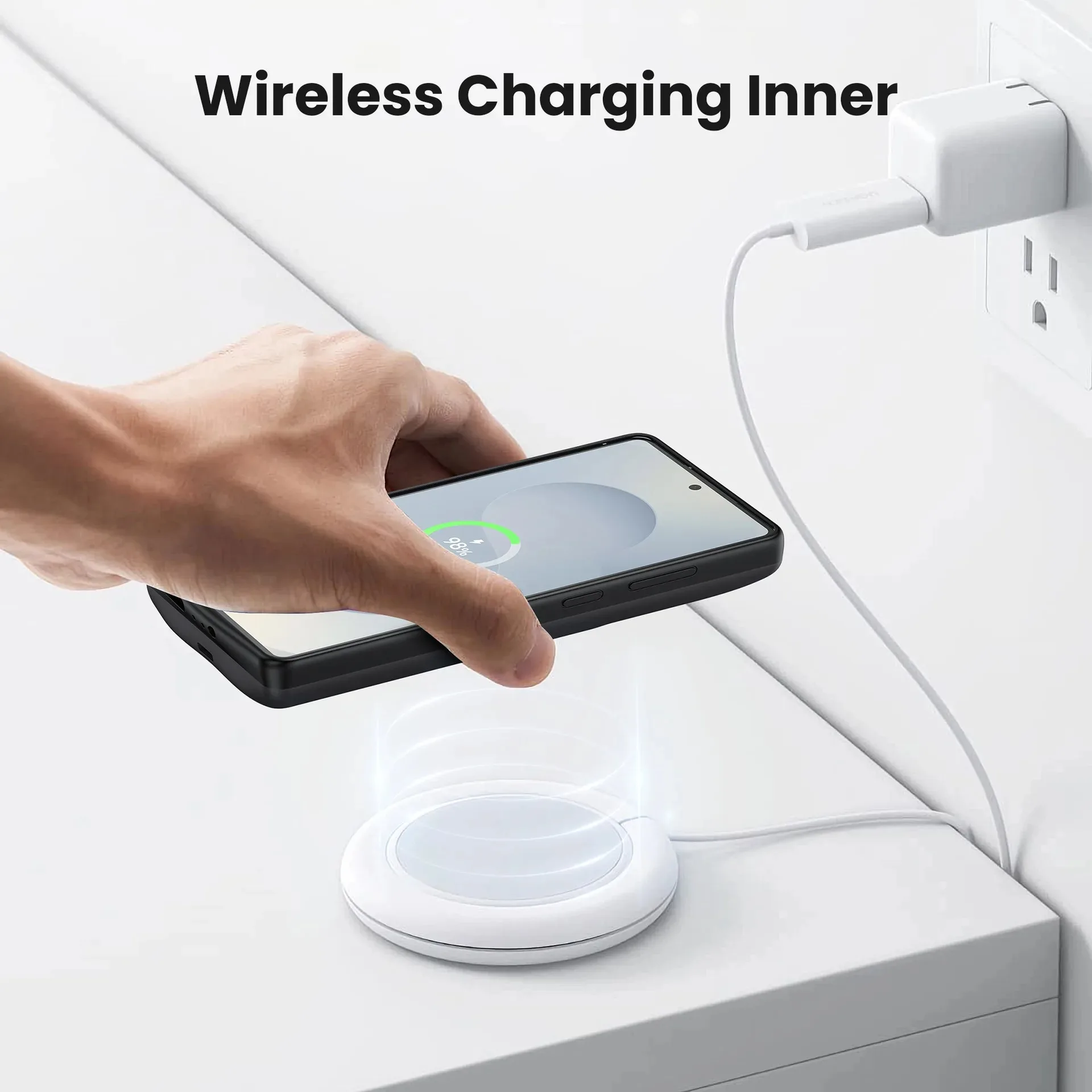 

JayoWade 10000mAh Battery Charger Case for Samsung Galaxy S23 Ultra S24 Ultra S25 Plus S22 Wireless Charging Phone Cover
