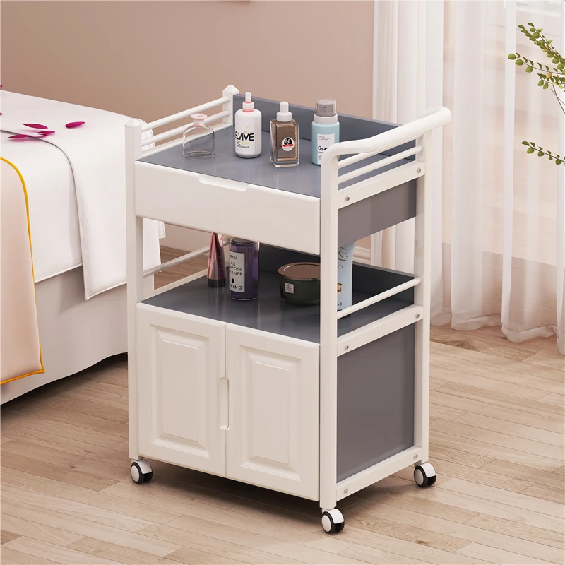 Trolley Beauty salon specific handcart beauty mobile hand push storage rack salon furniture