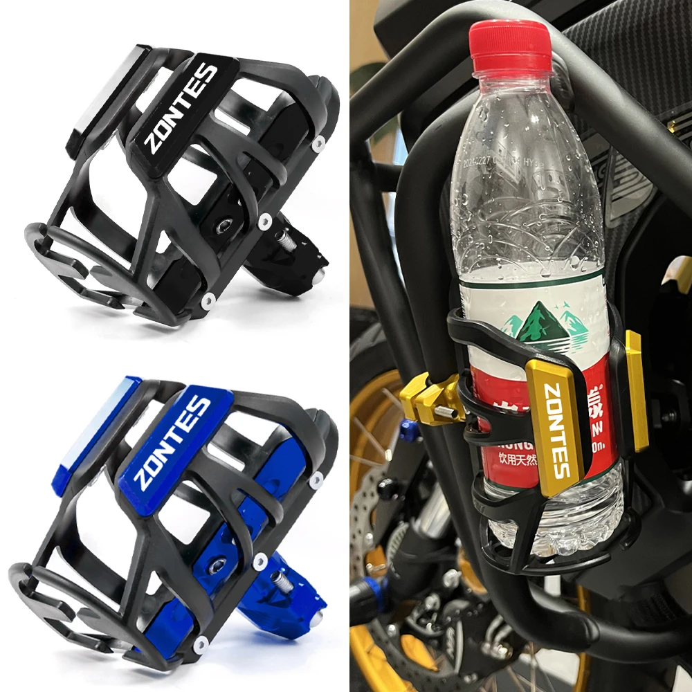 

For ZONTES 368G 368 G 703F 703 F ADVENTURE 310T 310X 310V 310R 350T Motorcycle Beverage Water Bottle Cage Drink Cup Holder Mount