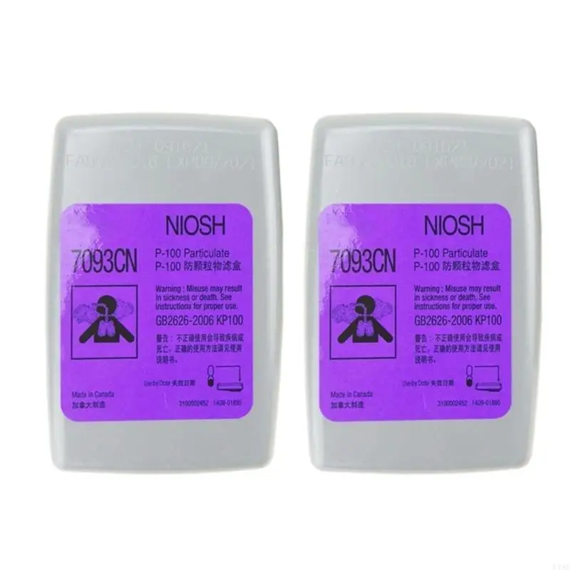 Pair 7093CN High Efficiency Particulate Filters Bag with Low Breathing Resistance Suitable for Workplace Dust Defense F19E
