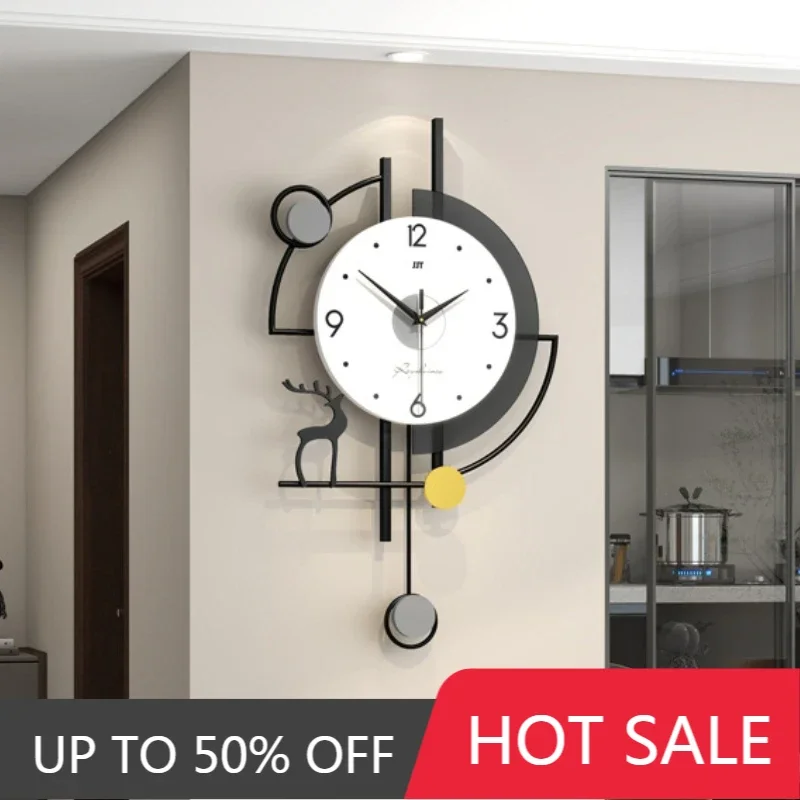 Modern Large Wall Clocks Silent Luxury Aesthetic Unique Clock Wall Art Elegant Stylish Clocks Living Room Watches Decoration