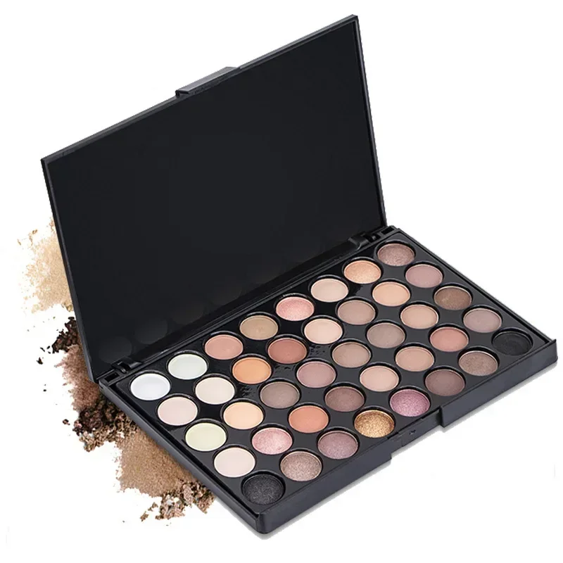 40 Colors Gliltter Eyeshadow Palette Matte Eye Shadow Pallete Shimmer Shine Nude Make Up Palette Set Kit Cosmetic Women