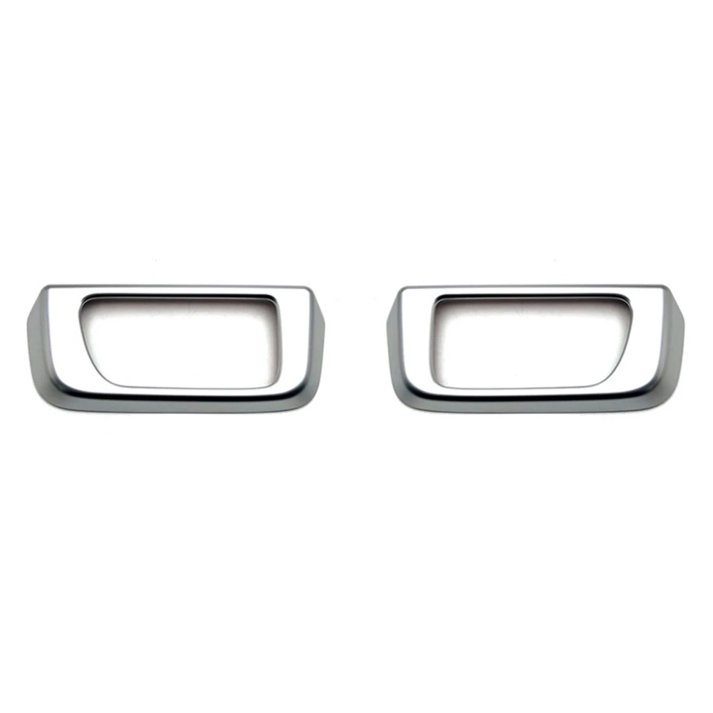 2Pcs Matte Silver Inner Door Handle Bowl Panel Cover Trim for Daihatsu ATRAI / HIJET CARGO 2022+ RHD Interior