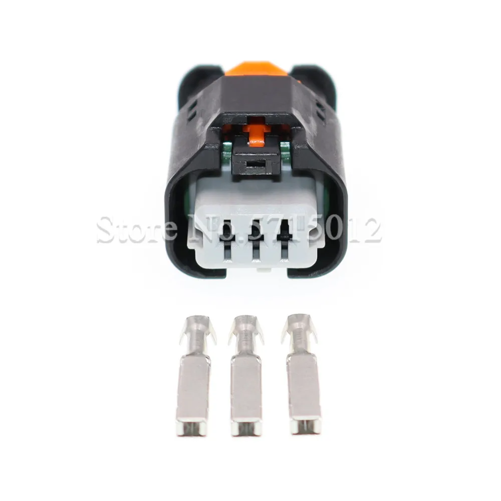 3 Hole 1.5 Series Waterproof Auto Socket With Terminal Automotive Intake Pressure Sensor Electrical Connector 1801178-3