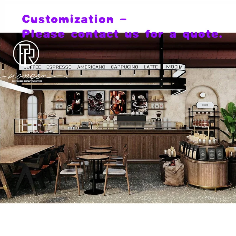 

custom.Commercial Coffee Shop Table Counter Chairs Restaurants and Coffee Shop