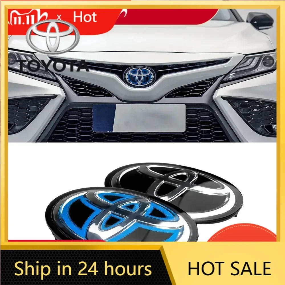 

Car Stickers Fot Toyota 2026 New For Toyota 2026 New Hub Caps For Camry Hybrid Car Logo RAV4 2016 2017 2021 3D Front Head Grill