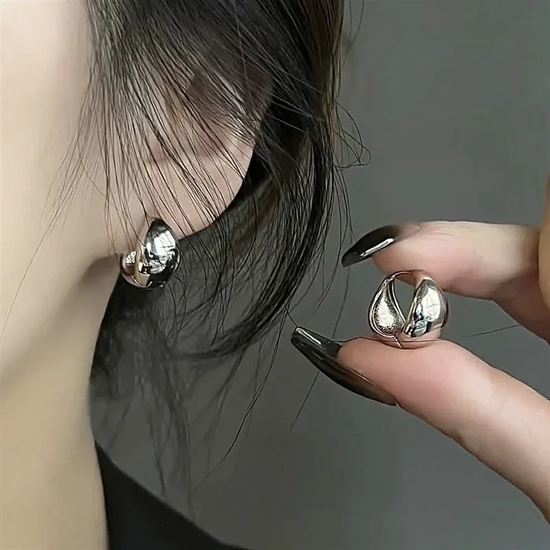 Minimalist individual cold wind high sense niche ear buckle new trendy explosion decoration