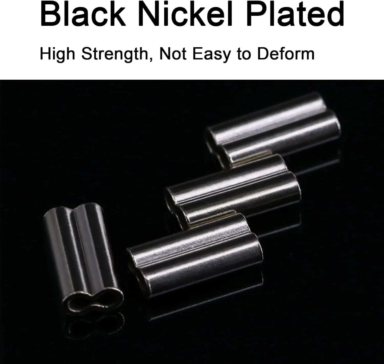 النحاس برميل مزدوج تجعيد الأكمام خيط صنارة الصيد العقص حلقة كم النحاس أنبوب موصلات لصيد الأسماك زعيم تزوير #4