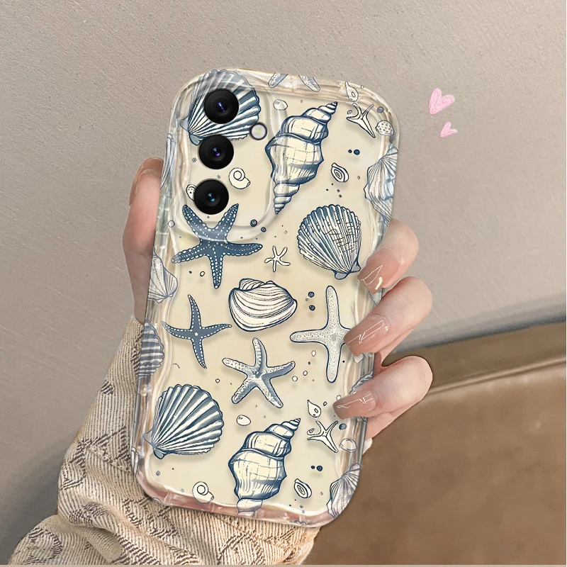 Clear Case For Samsung Galaxy A53 A24 A54 A34 A33 A05 A05S A23 A13 A52 A52S A32 A22 A71 A51 A31 A50 Colorful Marine Organism TPU - náhled 5