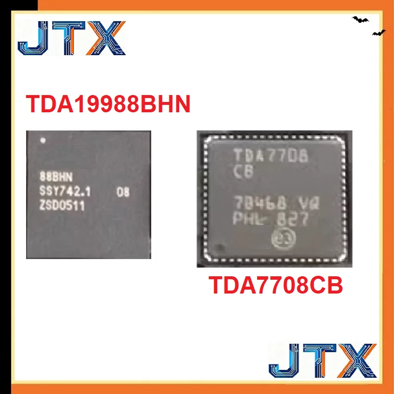 

5PCS/LOT TDA19988BHN/C1 88BHN DA7708CB QFN64