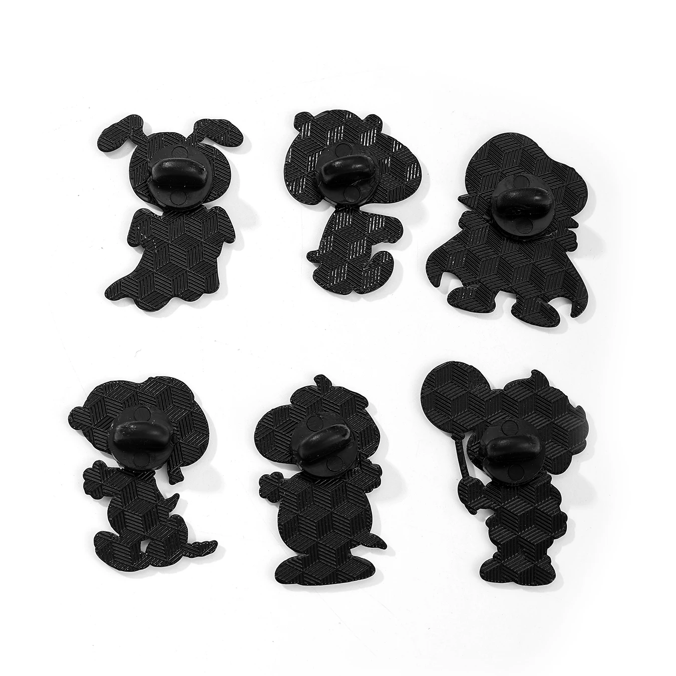 6-teiliges Halloween-Cartoon-Welpen-Emaille-Pin-Set, niedliche Hexenhut-Feiertagsbroschen, dekorative Sammler-Pins für Rucksäcke, Geschenk – Detail 7