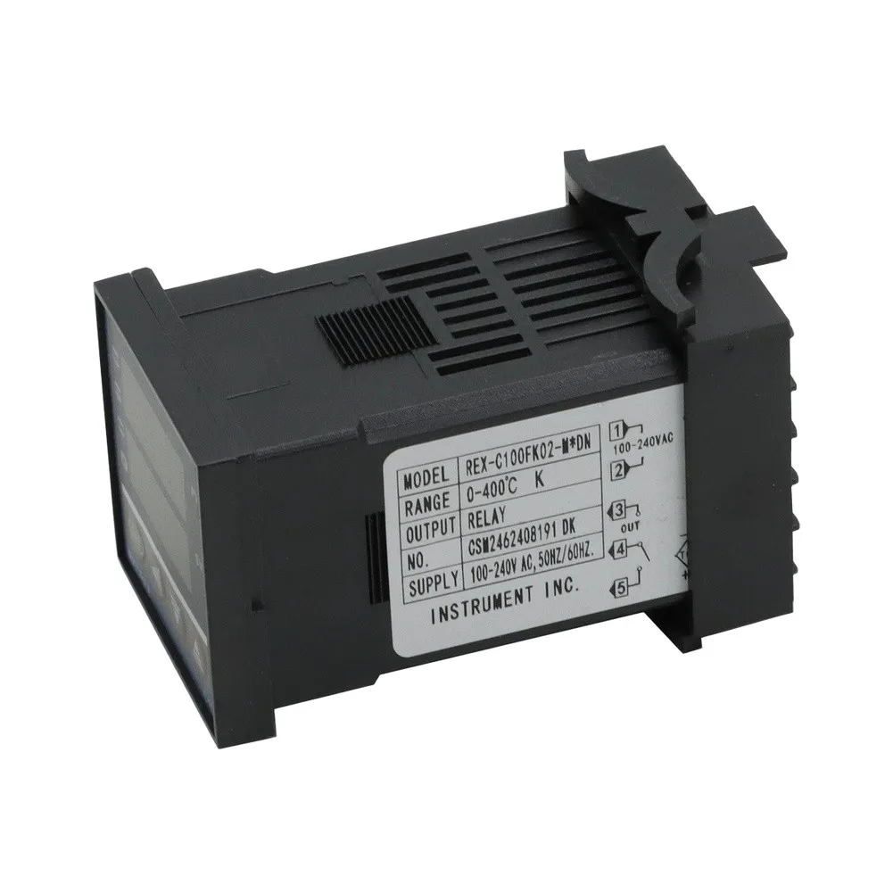 Thermocouple Based Temperature Controller with Over Temperature Protection and Compact 114x65x57mm Housing Design