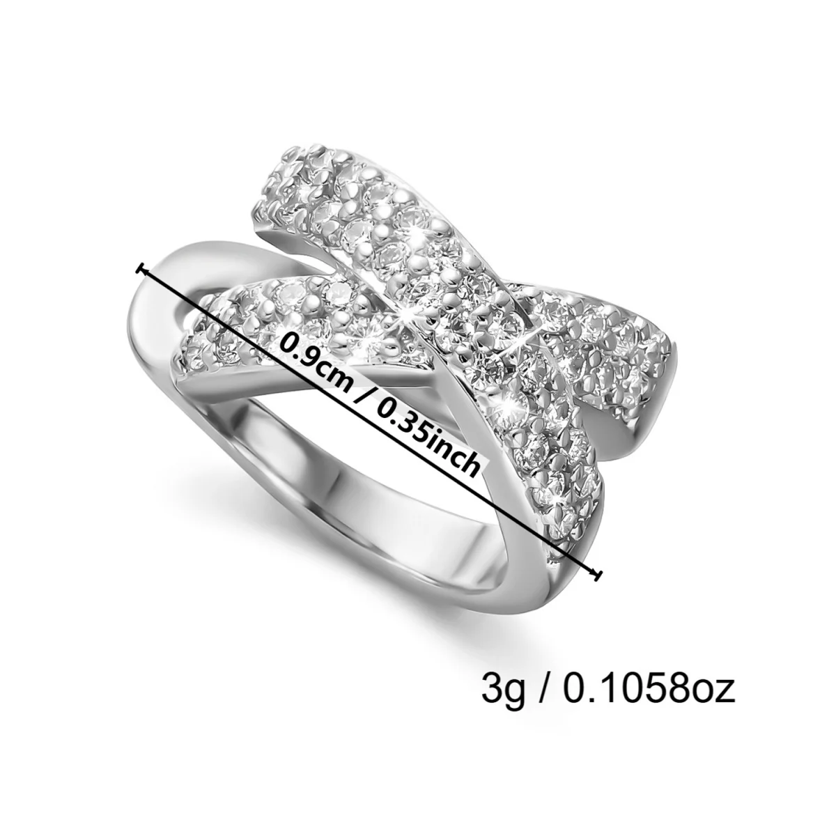 1 Stück minimalistischer, mit CZ-Zirkonia besetzter Kreuz-Ohrclip für Damen und Herren, trendiger, zierlicher, geometrischer Ohrclip, vielseitiger Schmuck – Detail 20