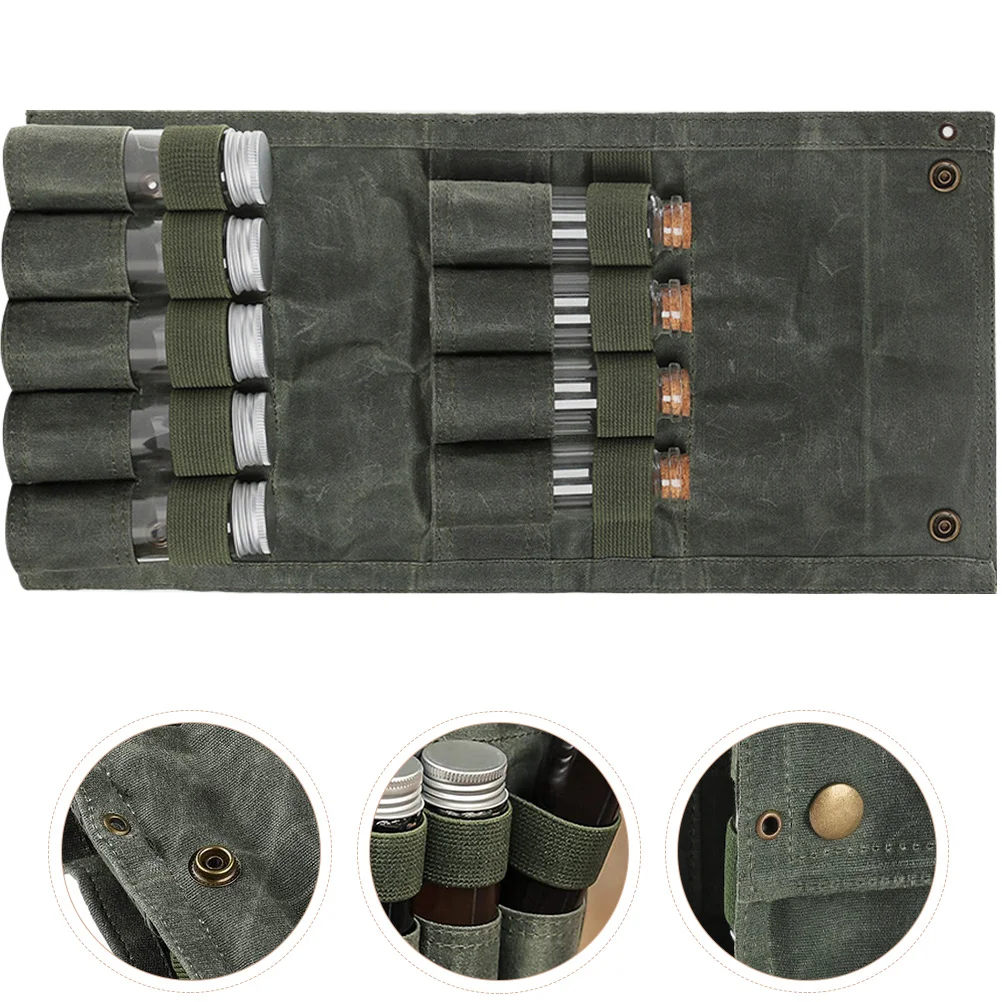

1 set Travel Kit Camping Container Portable Spice Holder Outdoor Spice Bottle Reusable Glass Containers Picnic for Camping