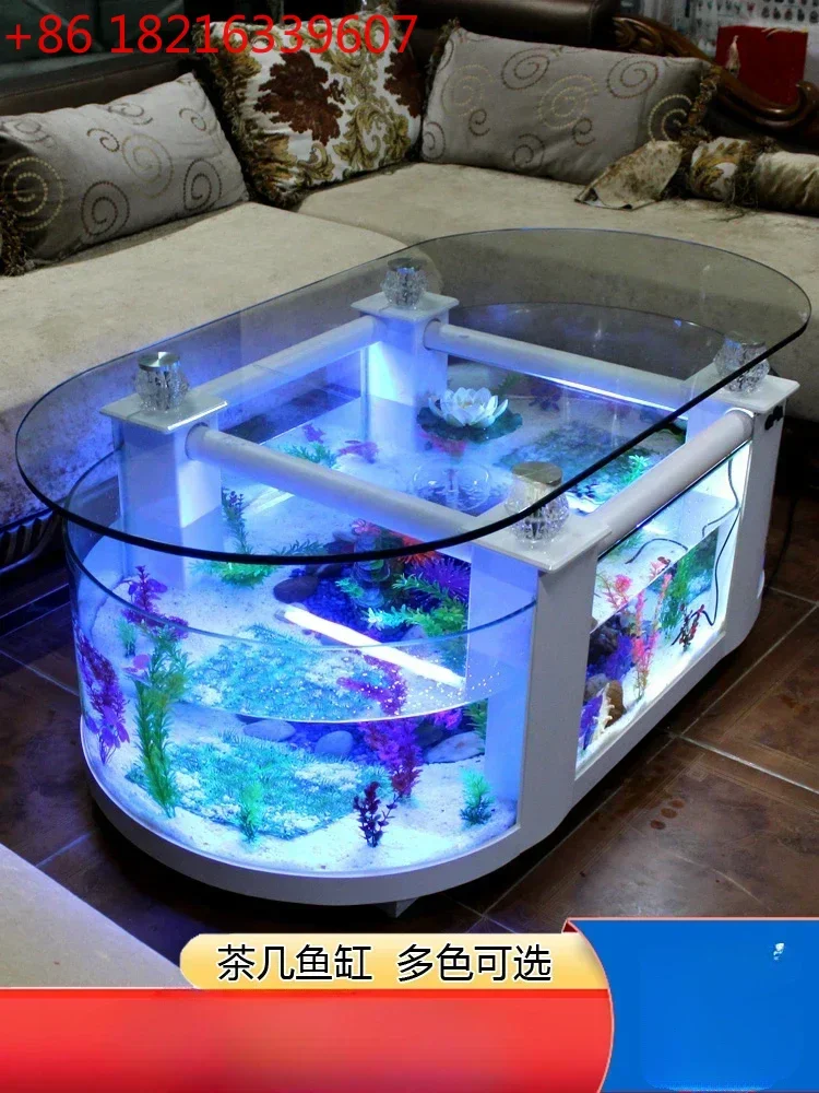 TAO Aquarium Glass Household Desk Turtle Jar Medium TV Cabinet