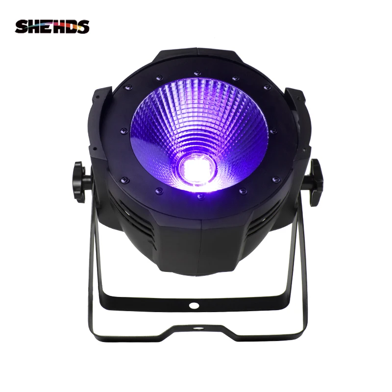 SHEHDS 200W COB Par LDE 6in1 RGBWA+UV Audience Light Blinder For DJ Disco Wedding Party Stage Light Effect Professional DMX 512