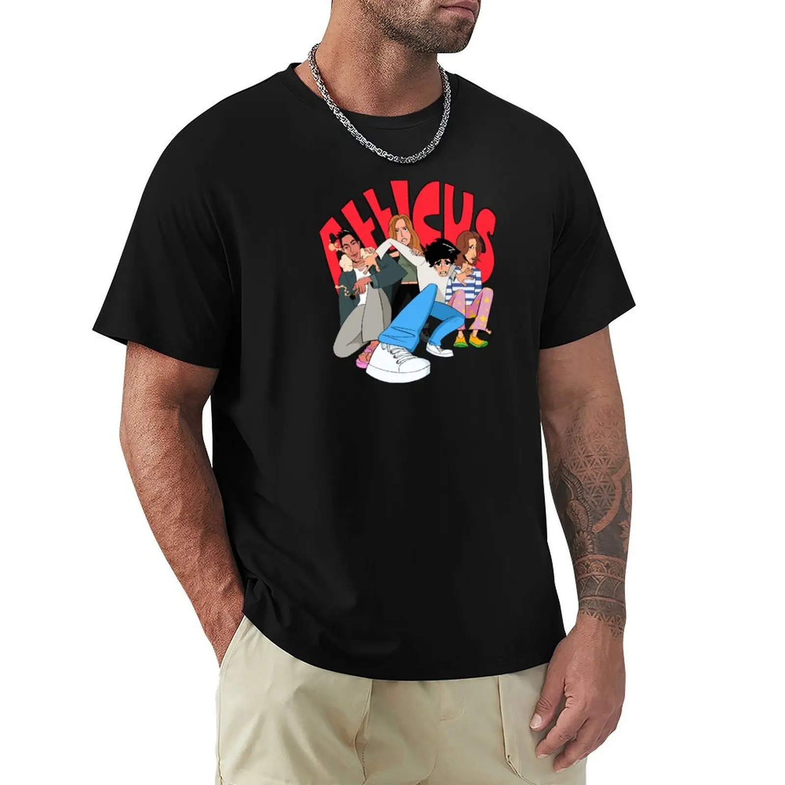 Atticus Crew (standard) T-Shirt Non-Shrink Basic Cotton T-Shirt