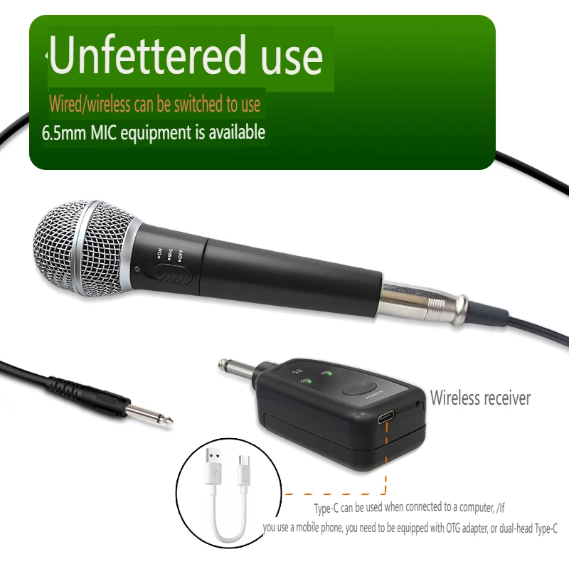 تصدير التجارة الخارجية ميكروفون سلكي ولاسلكي ثنائي الغرض S2-308 ميكروفون مؤتمر منزلي خطاب الغناء الكمبيوتر