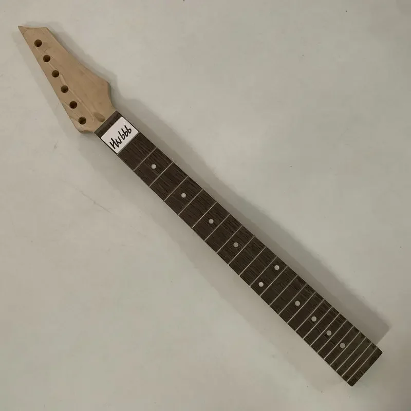 

HN666 564MM Scales Length Mini Electric Guitar Neck Maple+Rosewood 24 Frets for Custom OEM Order Replace and DIY Guitar Parts