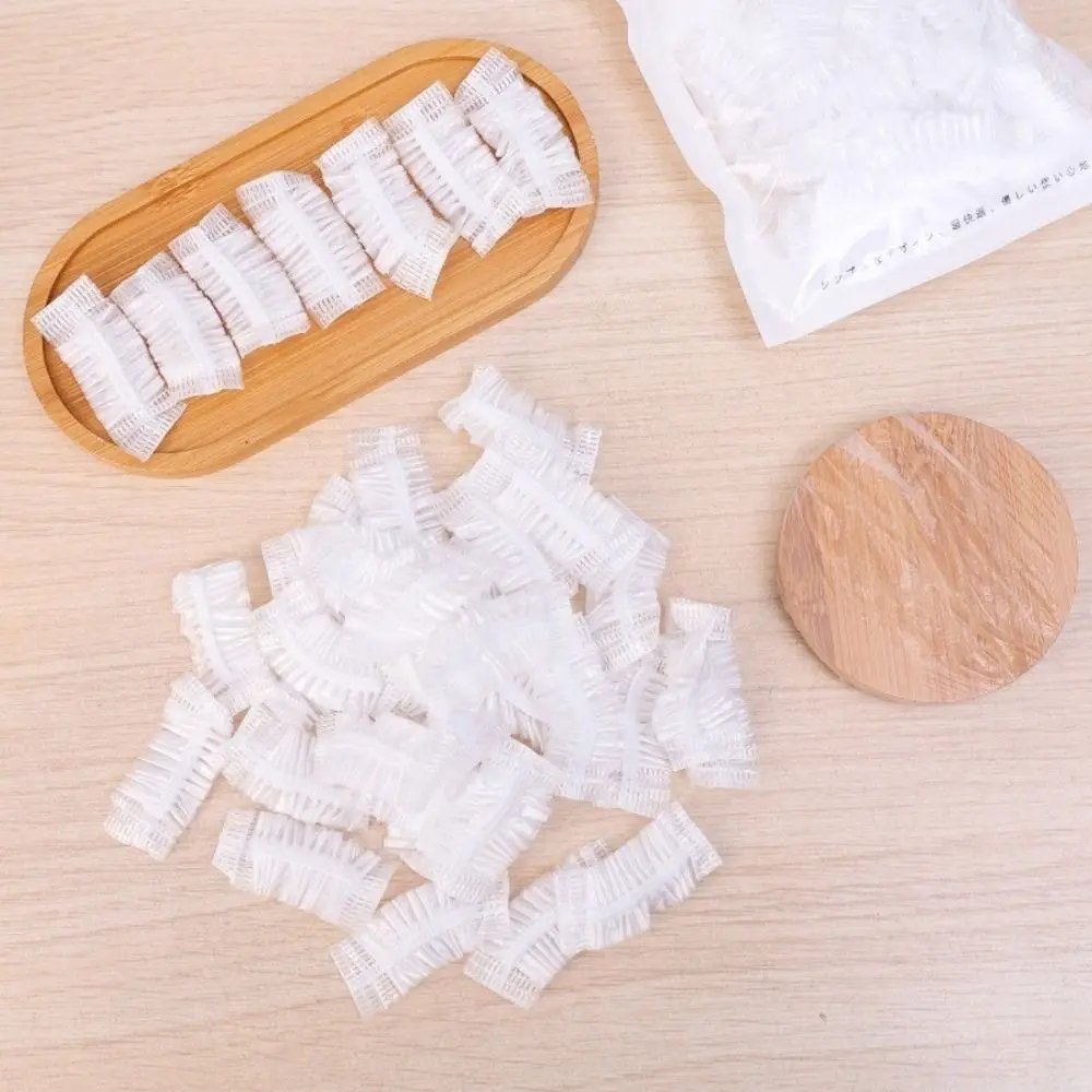 50Pcs Disposable Luggage Wheels Protector Elastic Anti-slip Trolley Box Casters Cover Wear-resistant Reduce Noise