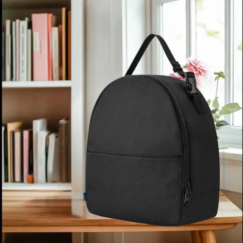 Bolsa de herramientas pequeña, estuche de almacenamiento con ventilador de refrigeración anticaída, funda protectora electrónica, bolsa con cremallera y mango ajustable para herramientas