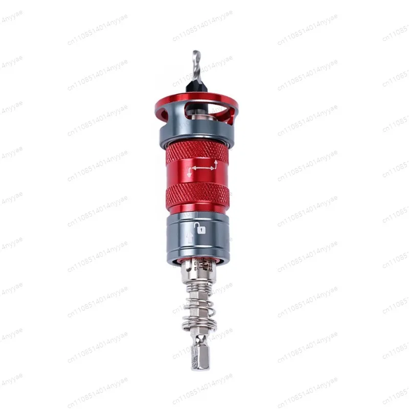 Countersink Drill Bit Set with Depth Stop 1/4 Inch Hex Shank HSS Woodworking Pilot Hole Drill