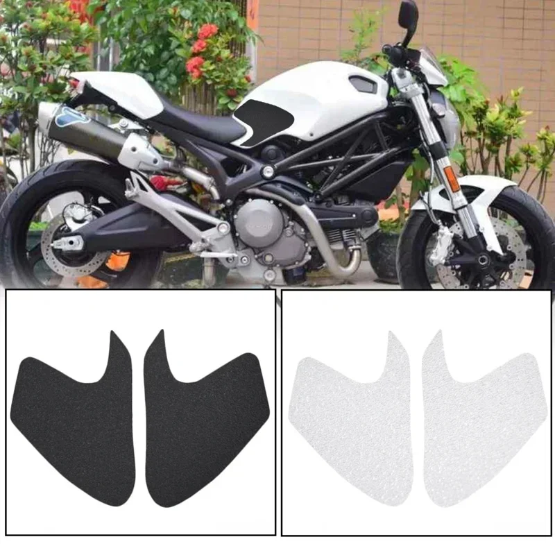 For Ducati Monster 696 796 795 821 1100 1100S motorcycle tank pad protector sticker decal gas knee grip tank traction pad side