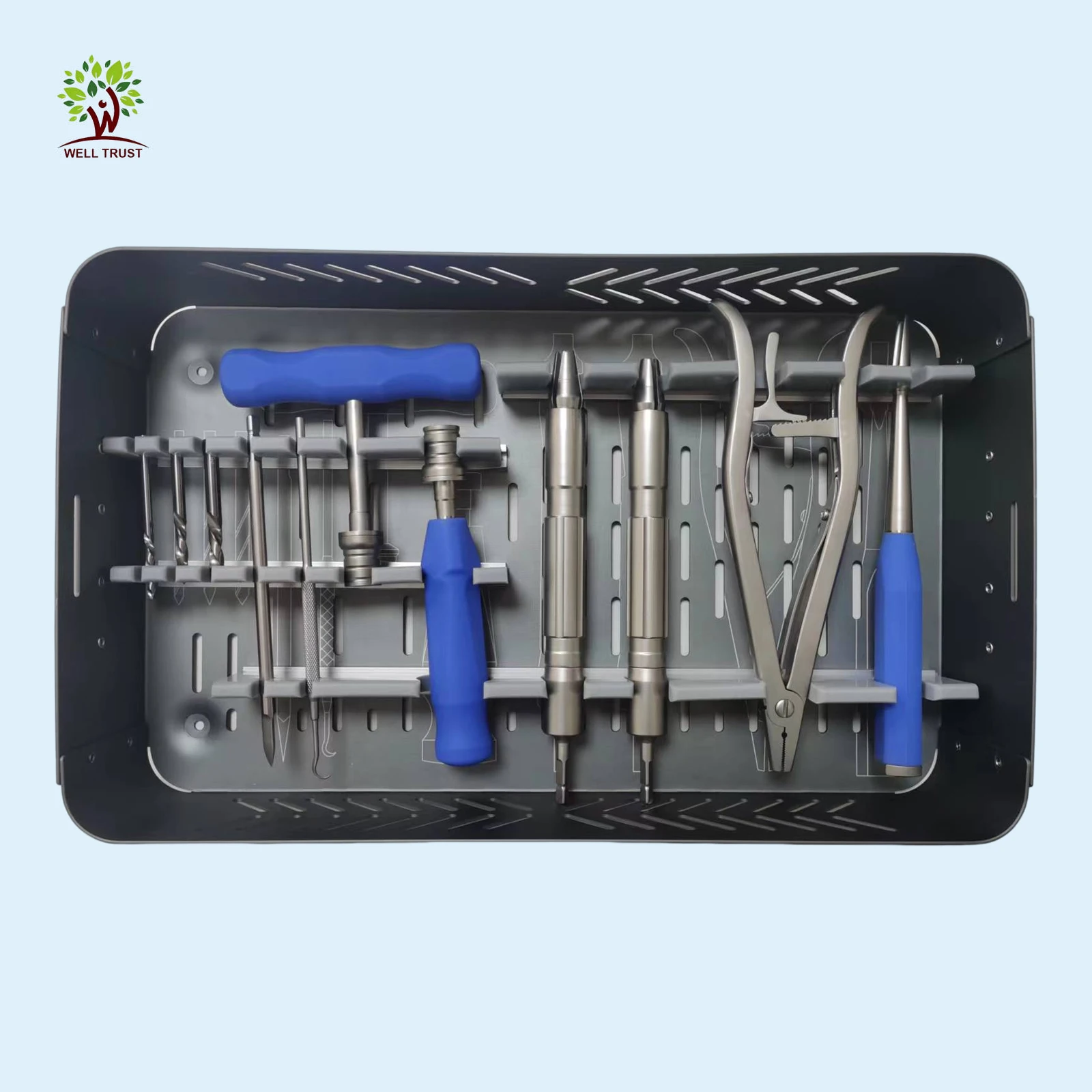 Orthopedics Broken Screw Removal Instrument Set Veterinary Extractor Screw Broken Screw Medical Orthopedic Tool Instruments