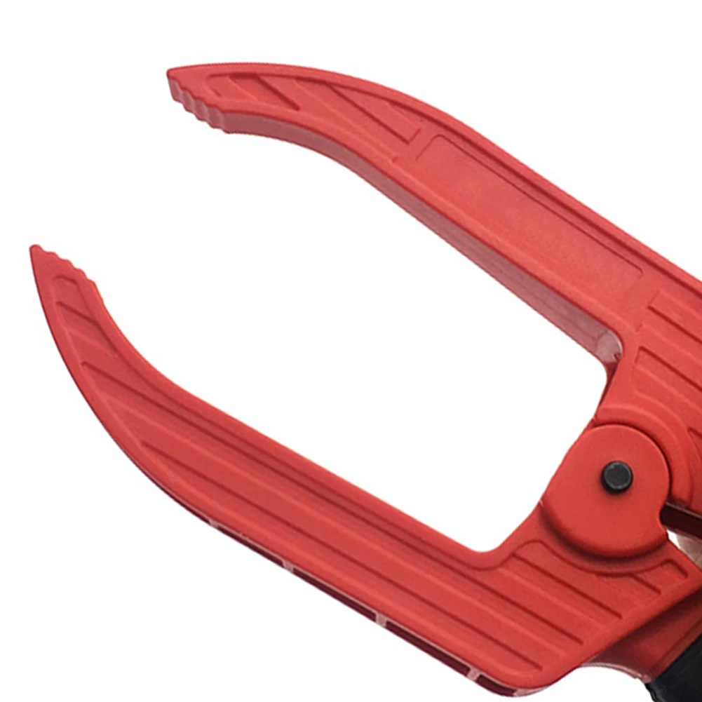 Clamping Aid with Extended Nose Design and Responsive Spring Action for Precise Positioning in Wood Carving and Finishing Work