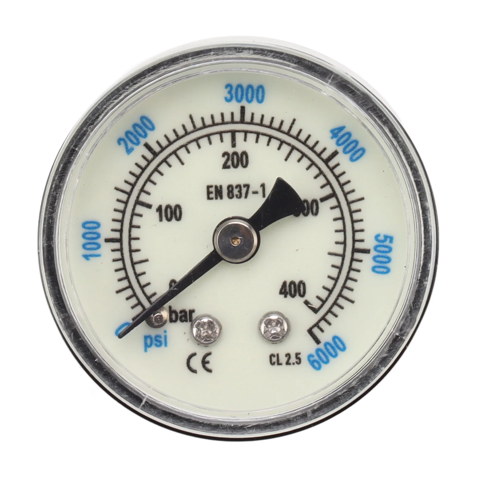 6000 Psi CO2 Pressure Gauge, 1/8