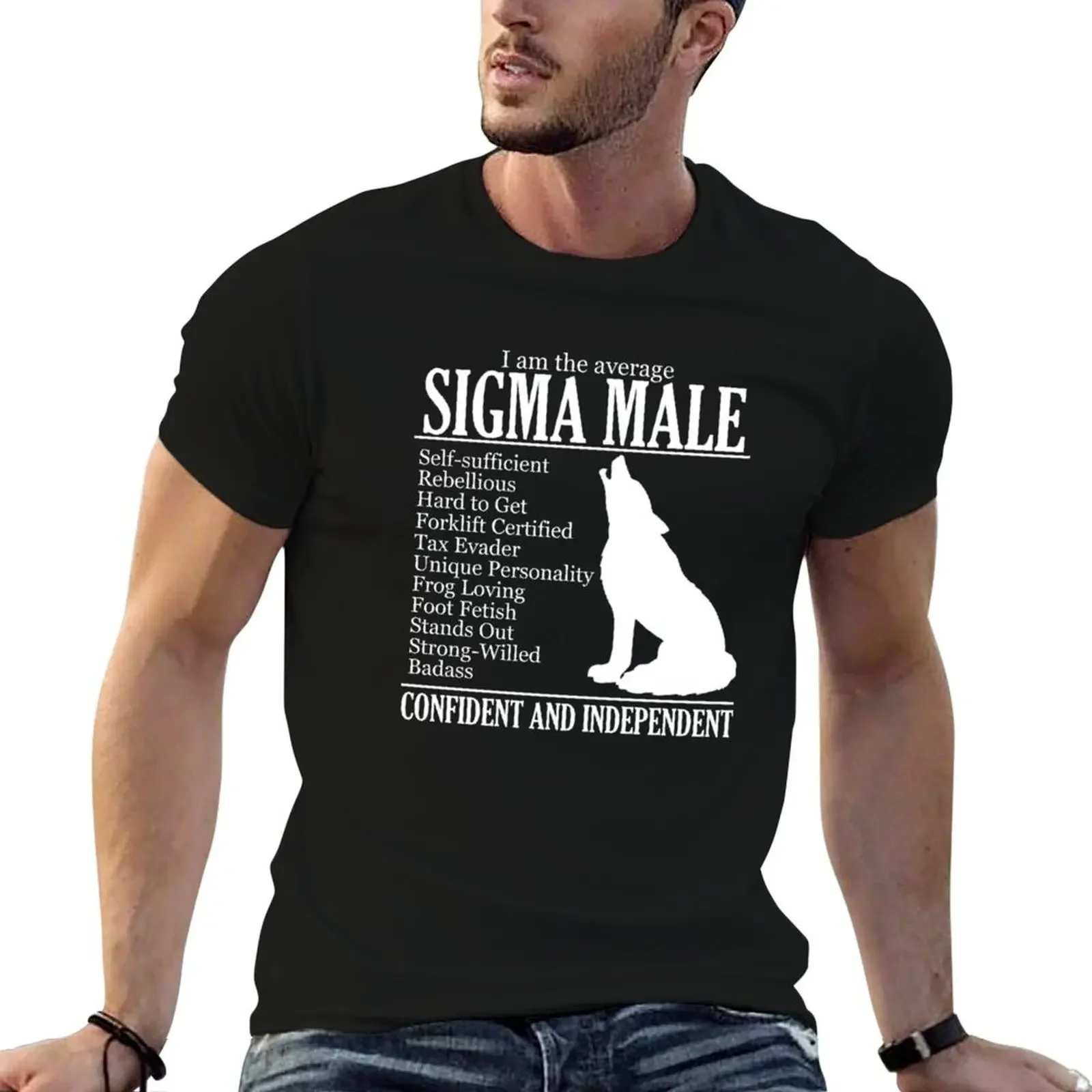 Average Sigma Male (Please Read) T-Shirt plus size tops cotton man t-shirts mens clothing