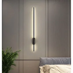 Modern LED Wall Lamp Design Long Stick Simple Nordic Indoor Background Wall Decor Lights for LivingRoom Bedroom Stairs Hotel