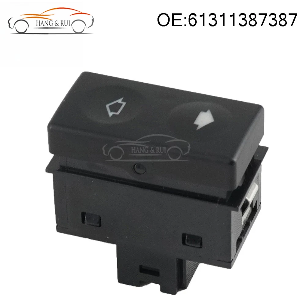 61311387387 Black Electric Power Window Control Switch Button For BMW E36 316i 318 320i 325is 1990-1998